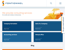 Tablet Screenshot of fontionnel.com