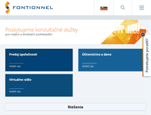 Tablet Screenshot of fontionnel.sk
